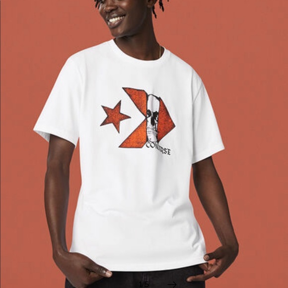 Converse Vice Short Sleeve Men’s Tee White - Picture 2 of 6